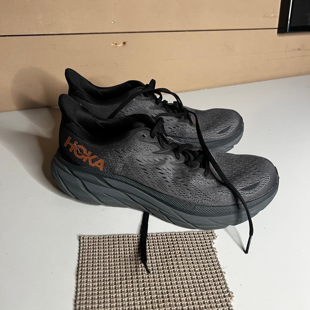 Hoka One One Clifton 8 Anthracite Copper Running Shoes 1119394 ACPP Womens 8.5B